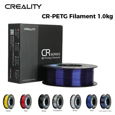 CREALITY CR-PETG Filament 1.0kg for FDM Printers 1.75mm Eco-friendly Odorless and Non-toxic High Stability Moisture Resistance