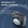 Ricevitore audio Bluetooth 5.0 Adattatore wireless per musica stereo 3D Scheda TF RCA 3.5mm 3.5 Jack AUX per cuffie amplificatore per altoparlante per auto