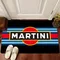1PC Martini Car Racing Flag Floor Mat Floor Mat Anti-Slip Kitchen Bedroom Handmade Tufted Rug Carpet Living Room Entrance Rug