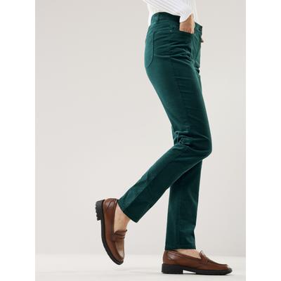 Walbusch Damen Five Pocket Cord Hose Gruen Image