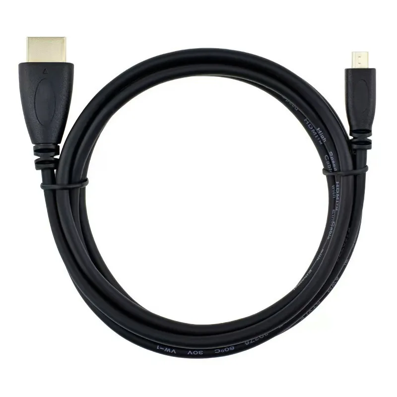 Mit HDMI zu Micro HDMI-kompatibel Kabel 4K 60Hz 1080P HDTV Kabel Daten Linie Verbinden Kamera tablet Draht für Raspberry Pi 5/Pi 4 Image