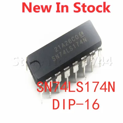 5PCS/LOT SN74LS174N 74LS174 DIP-16 logic-trigger master reset In Stock NEW Original IC