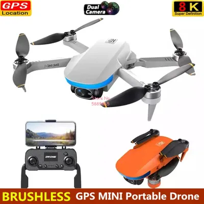MINI GPS Follow RC Drone 8K Professinal Dual HD EIS Kamera Optischer Fluss 5G WIFI Bürstenlosen Klapp Quadcopter RC Hubschrauber Modell