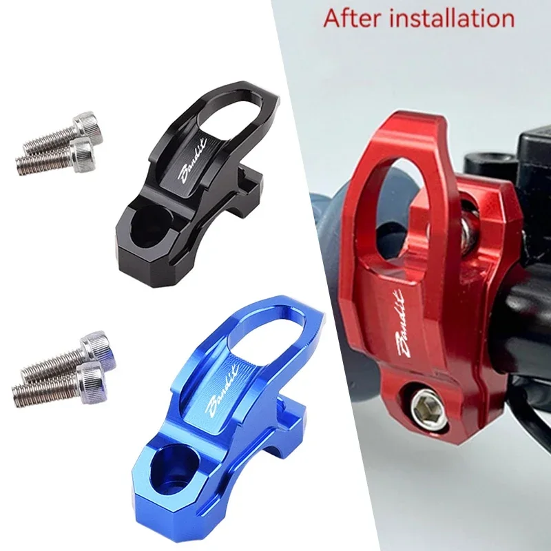 Für Suzuki Bandit 1200 1250 1250S 1250F 250 400 GSF650 Hauptbremszylinder Gepäcktasche Helm Aufhänger Klemmhakenhalter Image