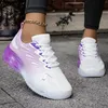 Frauen Schuhe Turnschuhe Atmungsaktive Casual Schuhe Licht Spitze Up Walking Dicke Sohle Plattform Damen zapatillas de mujer Größe 36-43