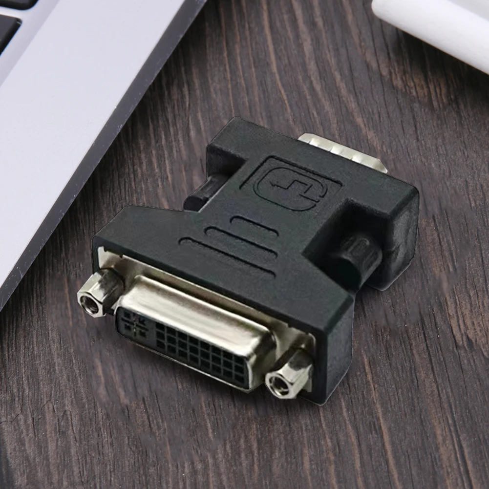 DVI Buchse auf VGA Stecker Adapter 24+5Pin DVI Buchse auf 15Pin VGA Stecker Kabel Extender Adapter Konverter Kabel stecker Image
