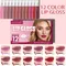 12 piece set of lipstick matte liquid lipstick lipstick set for women, red lavender lipstick, 24-hour durable matte lipstick