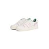 Plateausneaker TOMMY JEANS "TJW RETRO BASKET SNEAKER", Damen, Gr. 39, rosa (weiß, rosa), Leder, Lederimitat, kontrastfarbene Details, sportlich, Schuhe, Freizeitschuh, Halbschuh, Schnürschuh mit geprägter Logoflagge
