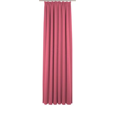 Vorhang ADAM "Vorhang Uni Collection aus 100 % Bio-Baumwolle, Kräuselband (1 St)", pink, B:142cm H:285cm, Baumwolle (Bio-Baumwolle), Gardinen, Vorhang Uni Collection aus 100% Bio-Baumwolle, Kräuselband (1 St) Image