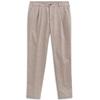 Anzughose BUGATTI "Tapered Fit", Herren, Gr. 50, Normalgrößen, 50, beige, 39% Wolle, 33% Polyester, 14% Viskose, 13% Polyamid, 1% Elasthan, unifarben, casual, gerade, unten schmal, Hosen, eleganter Wollmix
