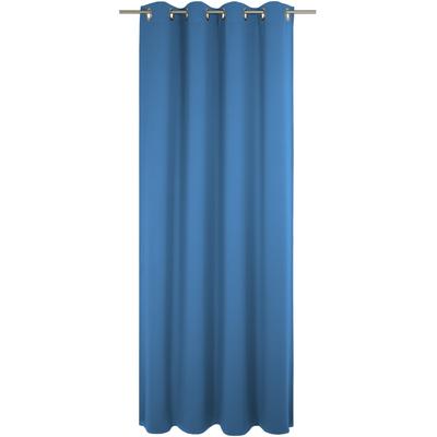 Vorhang WIRTH "Dim out", blau, B:142cm H:405cm, Polyester, Gardinen, nach Maß Image