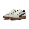 Sneaker PUMA "PUMA Club Klassika Sneakers aus Wildleder Damen", Gr. 35.5, warm weiß schwarz gold, Obermaterial: Textil, Kuhleder, Synthetik; Futter: Textil, Synthetik; Innensohle: Textil; Laufsohle: Gummi, Schuhe