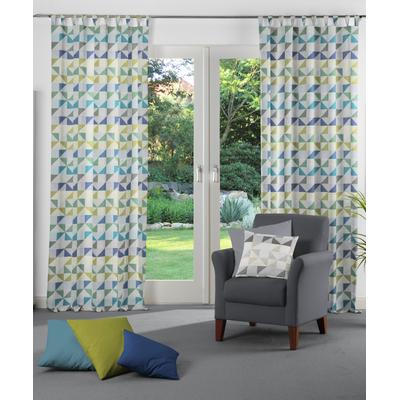 Vorhang WIRTH "Berlare", blau, B:132cm H:305cm, Baumwolle, Polyester, Gardinen, nach Maß Image
