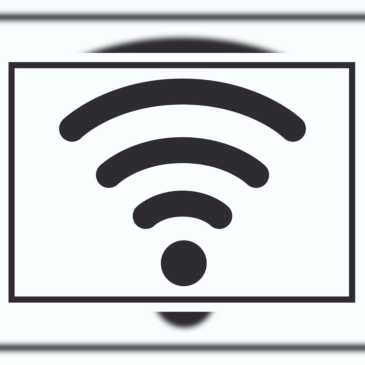 HB-Druck Free Wlan Hotspot Symbol Schild A1 (594x841mm) Image