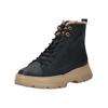 Schnürstiefelette PAUL GREEN "Paul Green Stiefelette Nubukleder", Damen, Gr. 39, blau (ocean), Nubukleder, casual, Schuhe