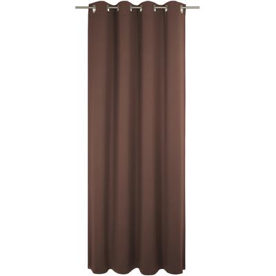 Vorhang WIRTH "Dim out", braun, B:142cm H:305cm, Polyester, Gardinen, nach Maß Image