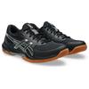 Hallenschuh ASICS "GEL-ROCKET 12", Gr. 45, schwarz, gunmetal, Synthetik, sportlich, Schuhe