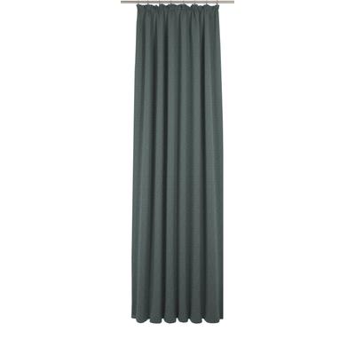 Vorhang WIRTH "Torbole", blau (petrol), B:132cm H:285cm, Baumwolle, Polyester, Gardinen, nach Maß Image