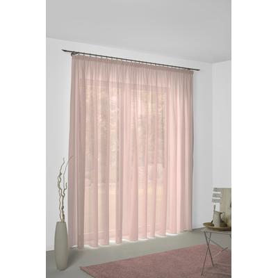 Vorhang WIRTH "Sunday", rosa, B:142cm H:405cm, Baumwolle, Polyester, Gardinen, nach Maß Image