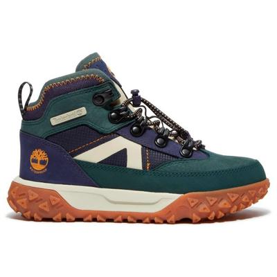 Timberland - Youth's Greenstride Motion 6 Mid Bungee WP Boot - Freizeitschuhe US 2 | EU 34 blau Image