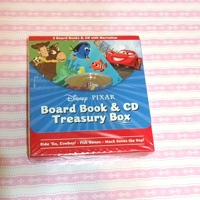 Disney Other | Disney - Pixar| Board Book & Cd Treasury Box, Audio Books. New | Color: Red | Size: Osbb