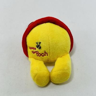 Disney Accessories | Disney Pooh Bottom Butt Plush Clip Keyring Key Holder Bag Hanging Pouch Zip Coin | Color: Red/Yellow | Size: Os