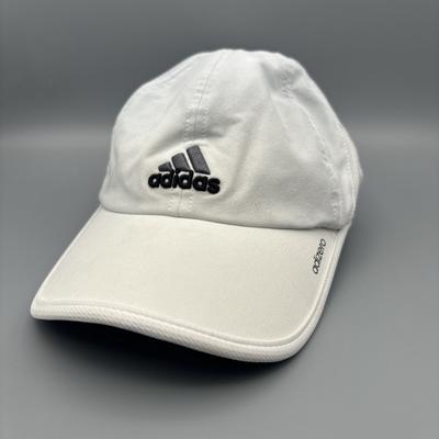 Adidas Accessories | Adidas Adizero Running Baseball Cap Unisex One Size White Polyester Climacool | Color: White | Size: Os