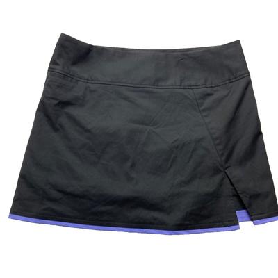 Adidas Shorts | Adidas Womens Skort Size 12 Wcc Climalite Black Stretch Golf Outdoor Sport | Color: Black | Size: L