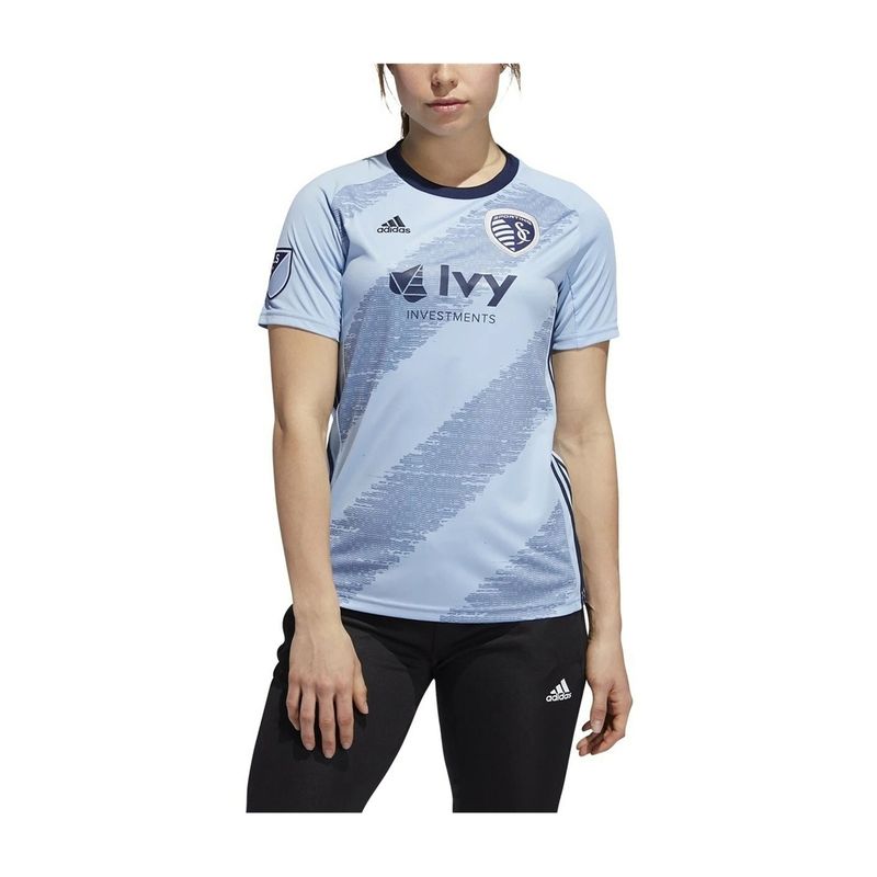 Adidas Tops | Adidas Womens Kansas City Sporting Jersey, Nwt | Color: Blue | Size: Xl