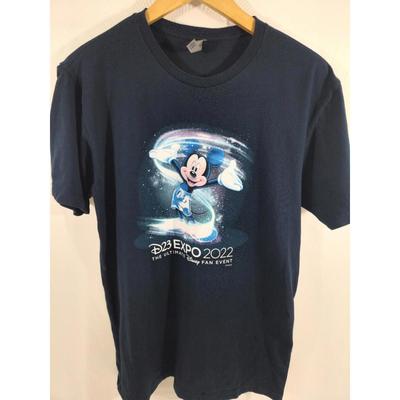 Disney Other | Womens D23 Expo 2022 Ultimate Disney Fan Event~Mickey Logo T-Shirt L | Color: Black | Size: One Size
