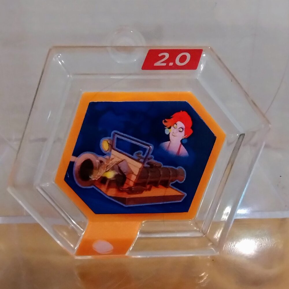 Disney Video Games & Consoles | Disney Infinity 2.0 Medusa Swamp Mobile Inf-4000139 Power Disc (The Rescuers) | Color: Orange | Size: Os