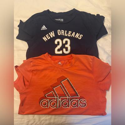 Adidas Shirts & Tops | Adidas Kids' Athletic T-Shirt Bundle (M 10-12), Includes Both Shirts | Color: Blue/Orange | Size: Mb