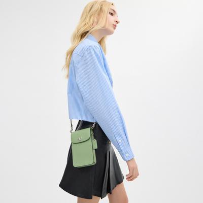 Coach Bags | Coach Phone Crossbody Bag | Color: Green | Size: Will Fit Most Phones.