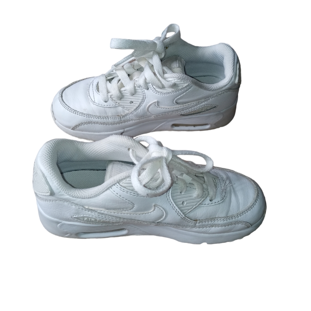 Nike Shoes | - Nike Air Max 90 Ltr Gs Size 1y Youth Shoes | Color: White | Size: 1b