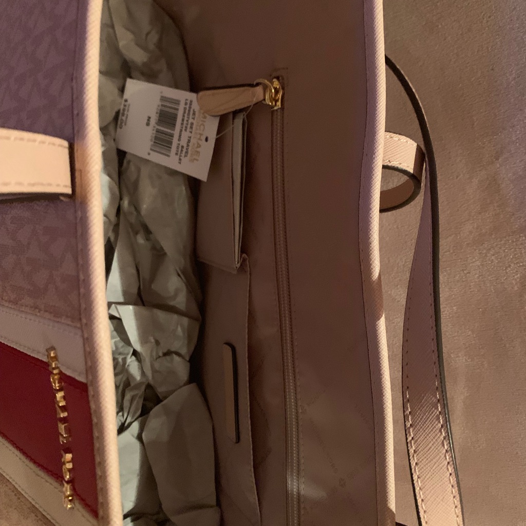 Michael Kors Bags | Authentic Mk Handbag | Color: Pink/Tan | Size: Os