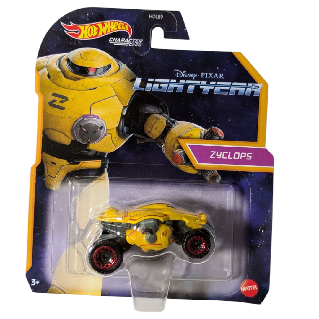 Disney Toys | Hot Wheels Disney Pixar Lightyear Character Car Featuring Zyclops Brand New | Color: Black/Yellow | Size: Toy / Na
