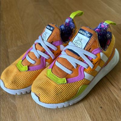 Adidas Shoes | Adidas Kevin Lyons Sneakers - Kids Size 11c | Color: Orange/Pink | Size: 11g