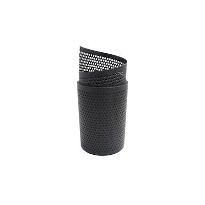zaun|zu® Sichtschutz Polyal ECO Gelocht QUADRAT Streifen Image