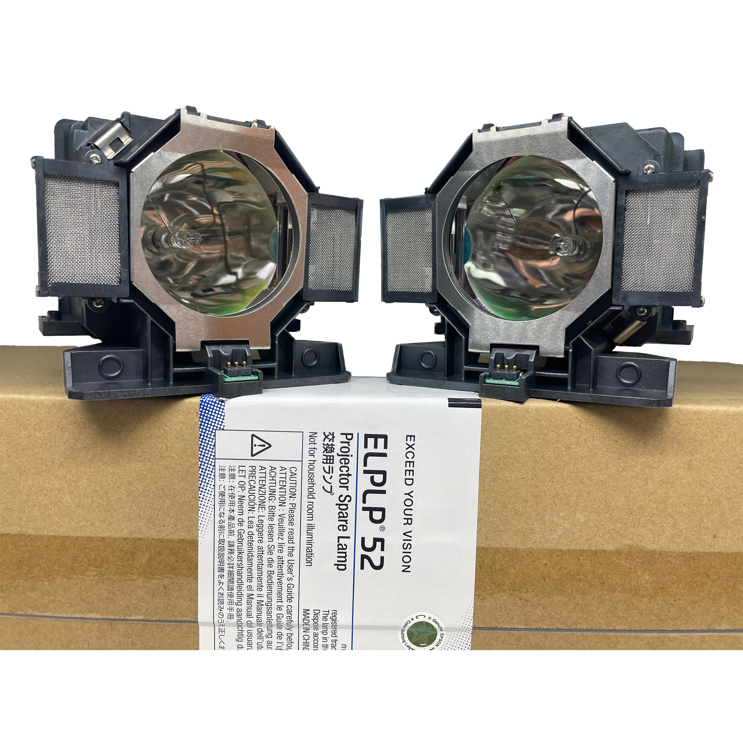 Epson Lamp & Housing TwinPack for The Epson EB-Z8050WNL Projector - 1 Year Warranty