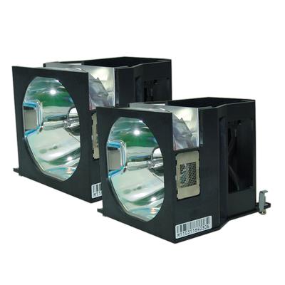 Jaspertronics™ Lamp & Housing TwinPack for the Panasonic PT-DW7000C-K Projector w Original Ushio Lamp Inside - 1 Year Warranty