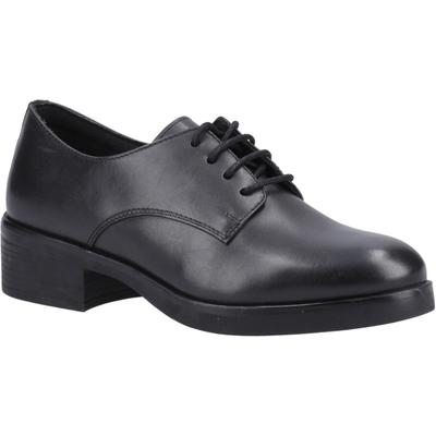 Hush Puppies Anastasia Senior Leder Schnürschuhe für Mädchen in Schwarz Image