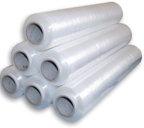 Paket.ag 12 Rollen Stretchfolie – 17 my, 500 mm breit – Transparent, für Paletten & Verpackung Image