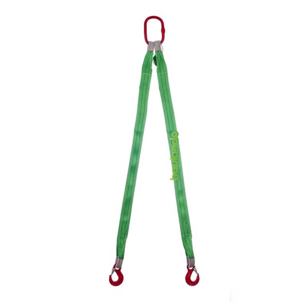 Hebebandgehänge 2 Strang 1400 kg 3 Meter Ösenhaken, Anschlagkette Image