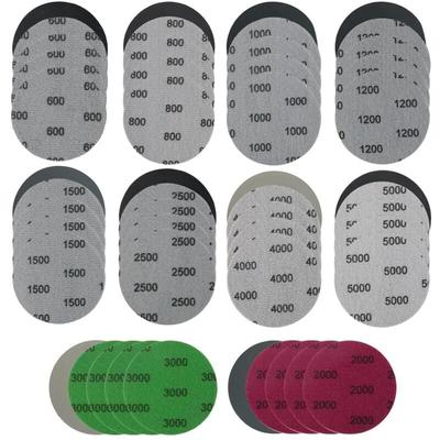 75 mm Nass-Trocken-Schleifpapier, 50 Stück rundes Schleifpapier, Schleifscheiben mit Körnung Image
