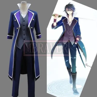 K Saruhiko Fushimi Cosplay Kostümset Anpassen Image
