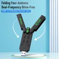 Adattatore USB WiFi 4 antenne 1300Mbps Dongle Wi-Fi dual band USB3.0 Ricevitore scheda wireless ad alta velocità per PC/laptop Win