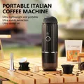 ICafilas ME2218 Mini macchina da caffè a Capsule italiana 2 in 1 riscaldamento e macinazione completamente automatici Tour portatile per sport all'aria aperta