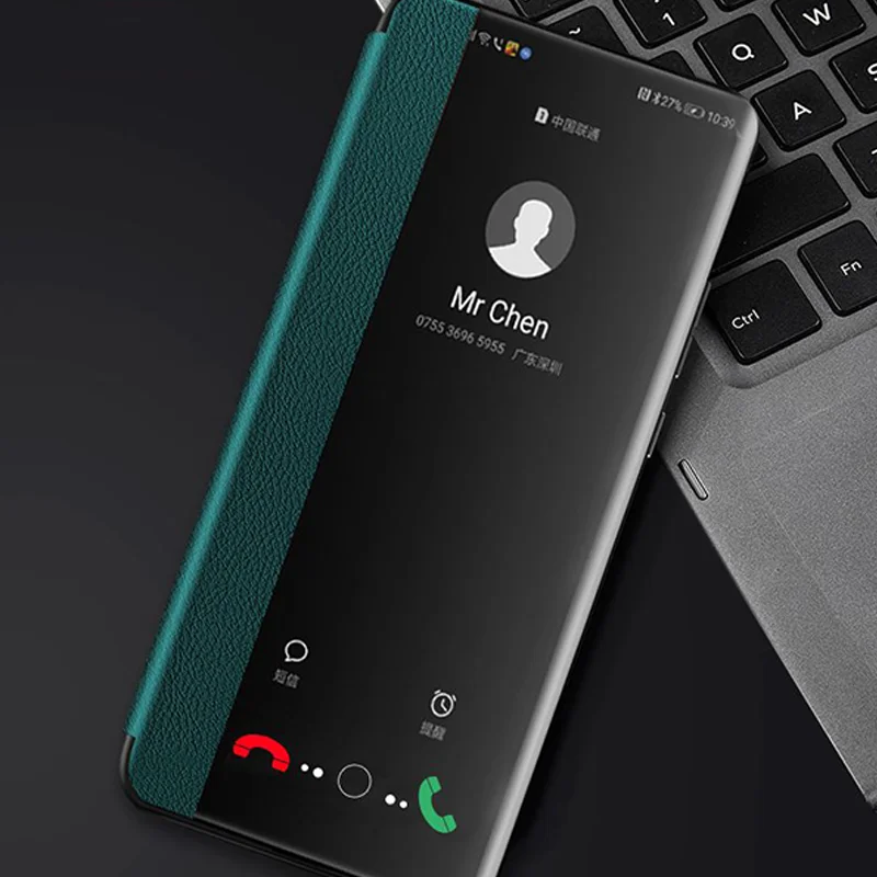 Custodia Flip per Realme GT7 GT 7 Pro Custodia di lusso con finestra trasparente Custodia in pelle PU per Realme GT7 Pro Custodia per telefono RealmeGT7