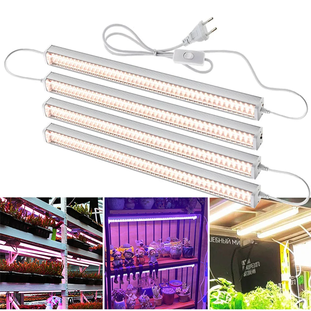 25W 100W Verbindbare LED-Pflanzenlampe Vollspektrum T5 T8 Pflanzenwachstumsleuchte Phytolampe für Zimmerpflanzen, Blumen und Sämlinge