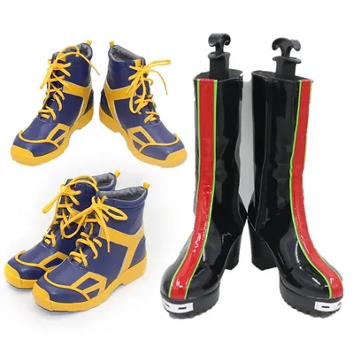 Hunters Zoey Rumi Cosplay Schuhe Stiefel Dämon Roleplay Kpop Schuhe Erwachsene Frauen Halloween Karneval Party Kostüm Zubehör Prop Image